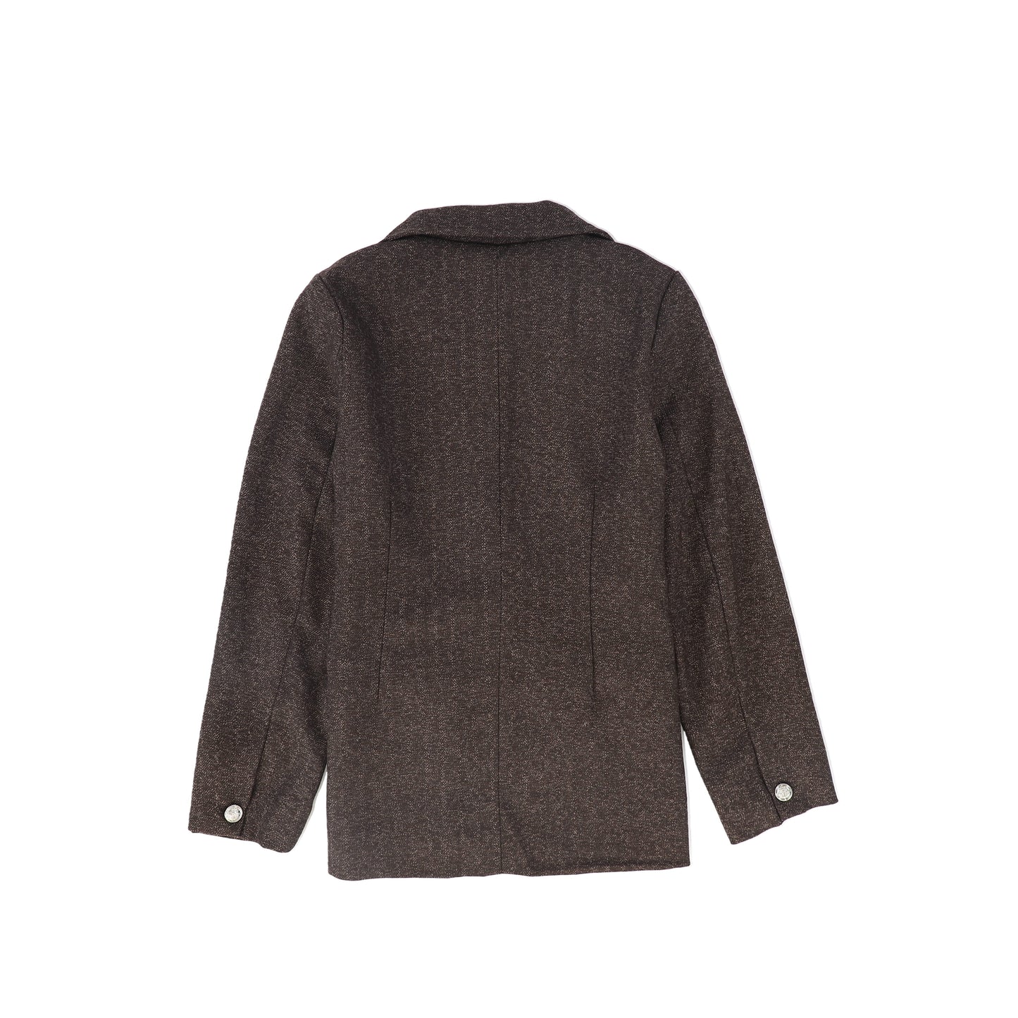 LE BOURDON BROWN TEXTURED BLAZER