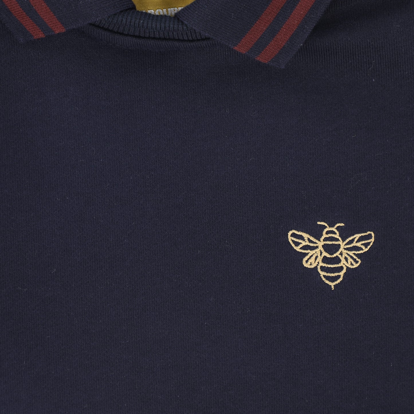 LE BOURDON NAVY BEE EMBROIDERED SWEATSHIRT