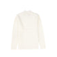 LE BOURDON IVORY FITTED TURTLENECK