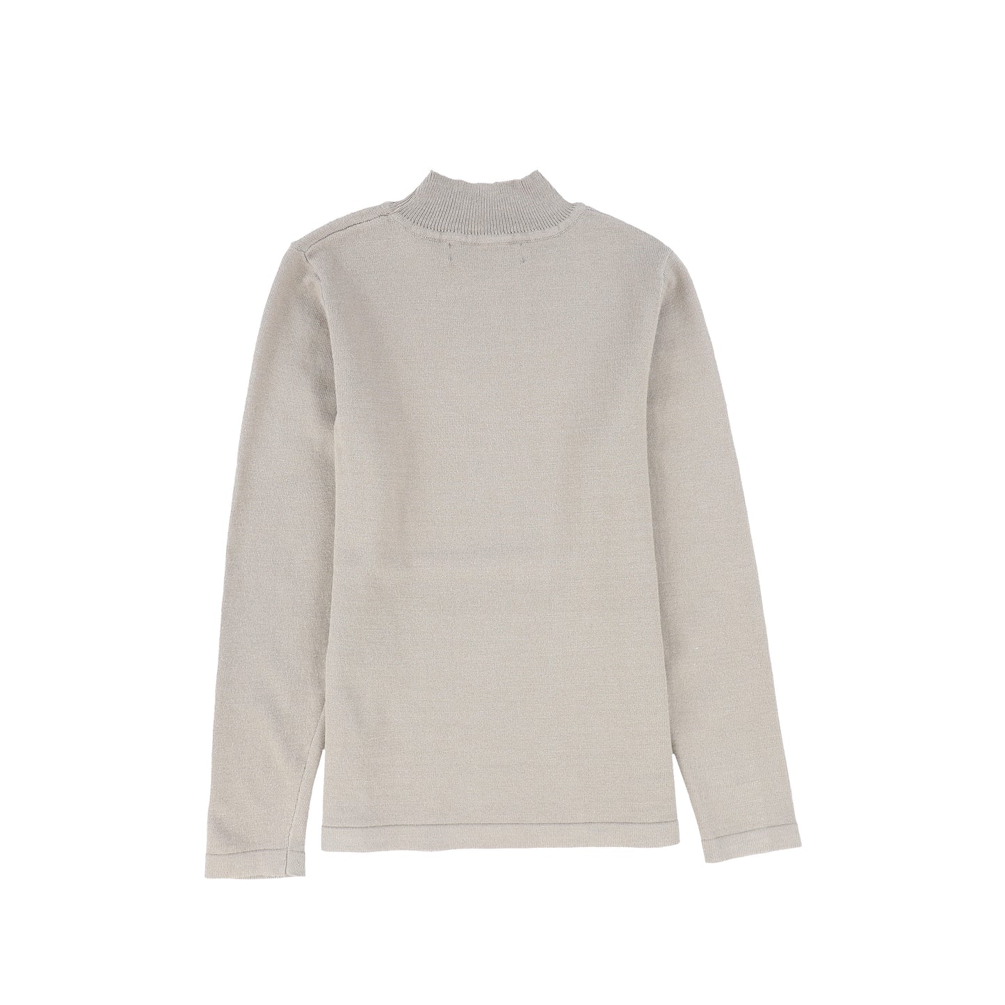 LE BOURDON OATMEAL FITTED TURTLENECK