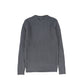LE BOURDON GREY WIDE RIBBED COLLAR SWEATER