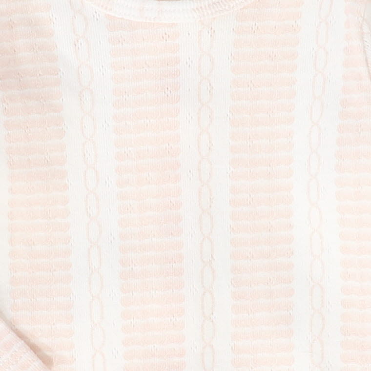 BEBE JOLEE PINK PATTERN POINTELLE FOOTIE