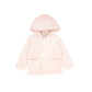 BEBE JOLEE PINK VELOUR QUILTED JACKET