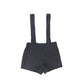LE BOURDON NAVY TEXTURED OVERALLS