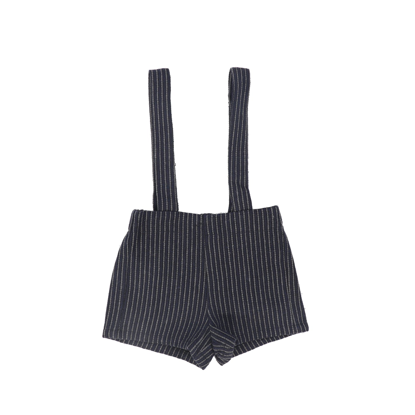 LE BOURDON NAVY TEXTURED OVERALLS