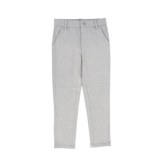 BAMBOO LIGHT GREY FITTED PANTS