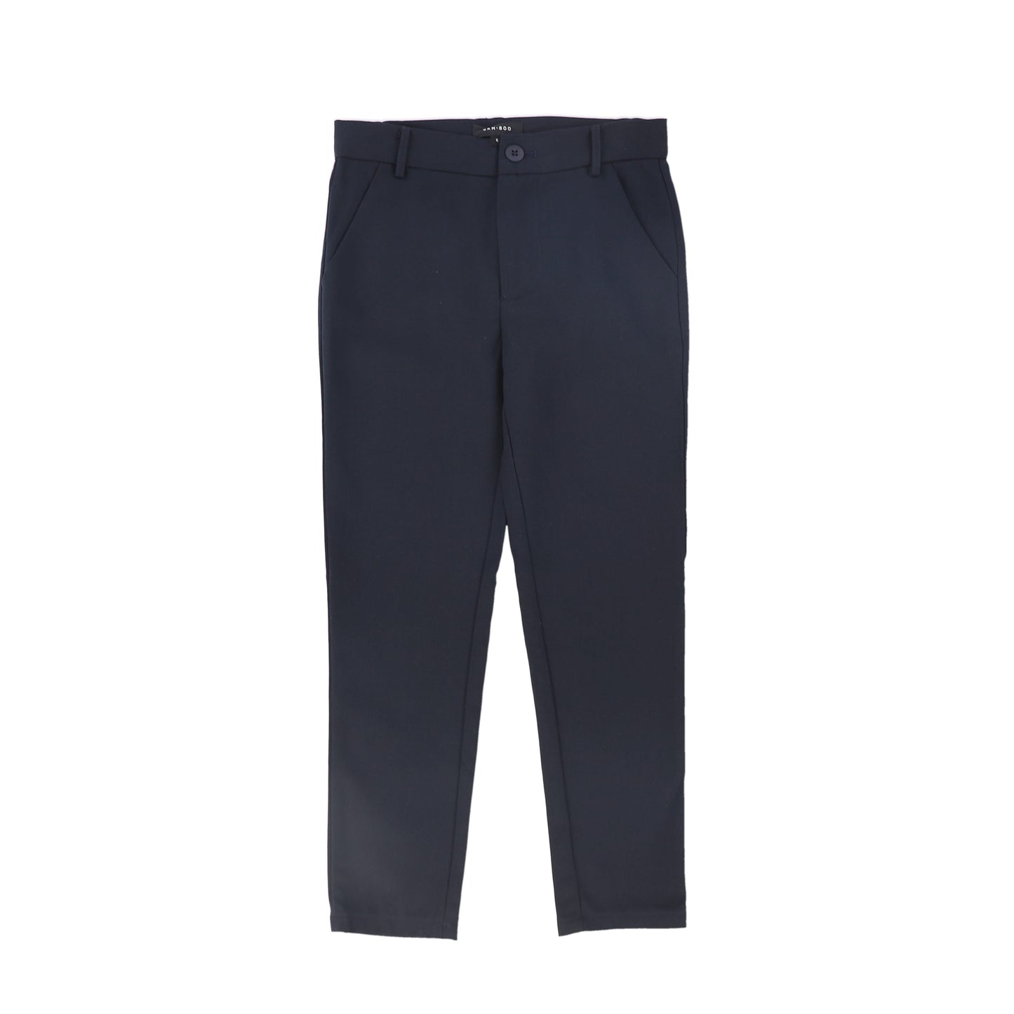 BAMBOO NAVY FITTED PANTS