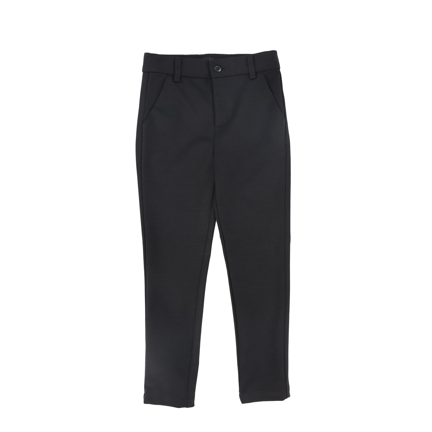 BAMBOO BLACK FITTED PANTS