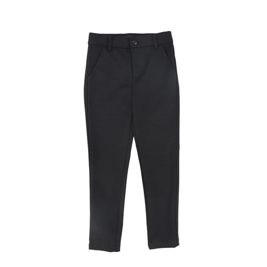 BAMBOO BLACK FITTED PANTS