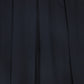 BAMBOO NAVY WOOL PLEAT SKIRT