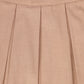 BAMBOO PINK WOOL PLEAT SKIRT
