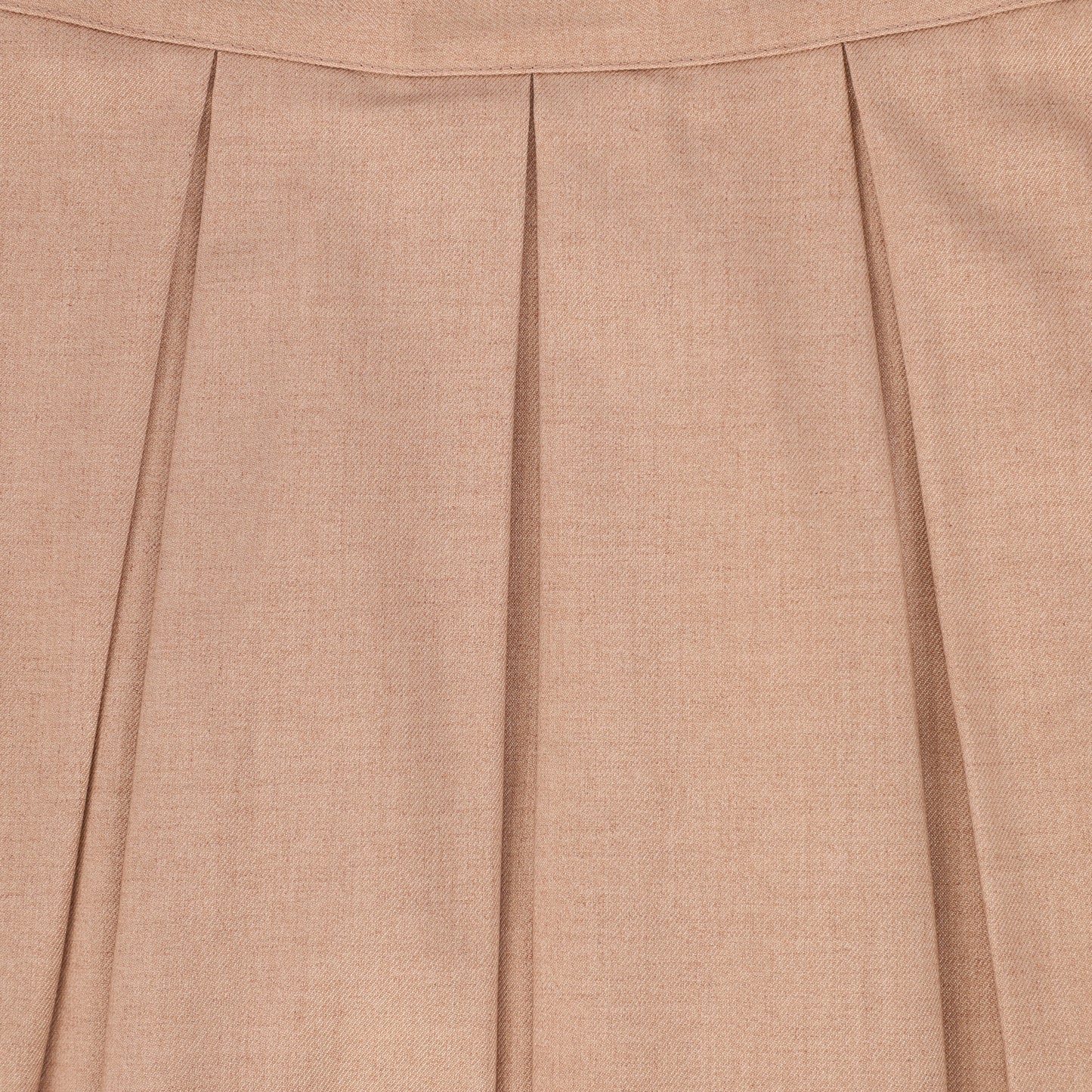 BAMBOO PINK WOOL PLEAT SKIRT