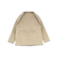 BAMBOO BEIGE PIPED DOUBLE BREASTED BLAZER