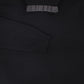 BAMBOO BLACK RUFFLE NECK SWEATER