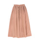 FRANCESCA GUILIANO MAUVE VELVET GATHERED SKIRT