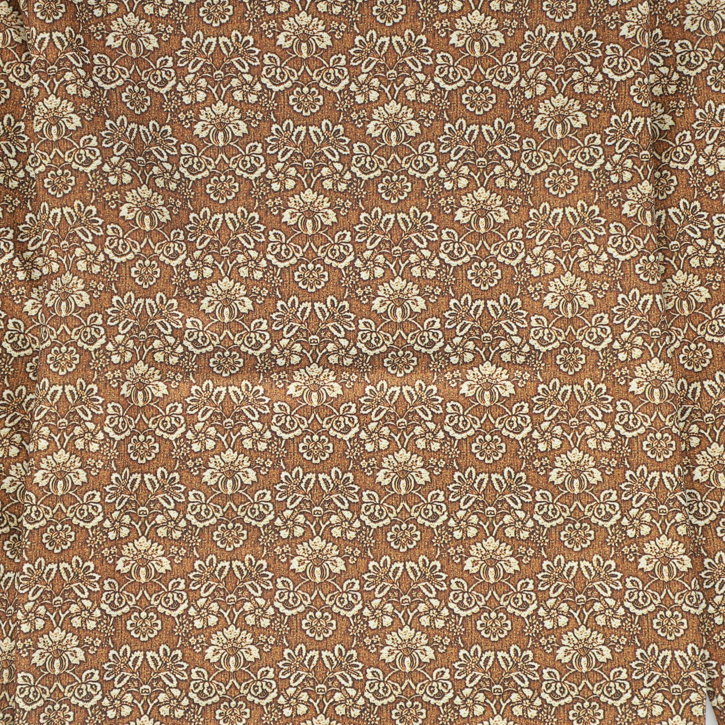 ONE CHILD CAMEL FLORAL PRINT TURTLENECK