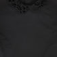 FRANCESCA GUILIANO BLACK EMBELLISHED COLLAR BLOUSE