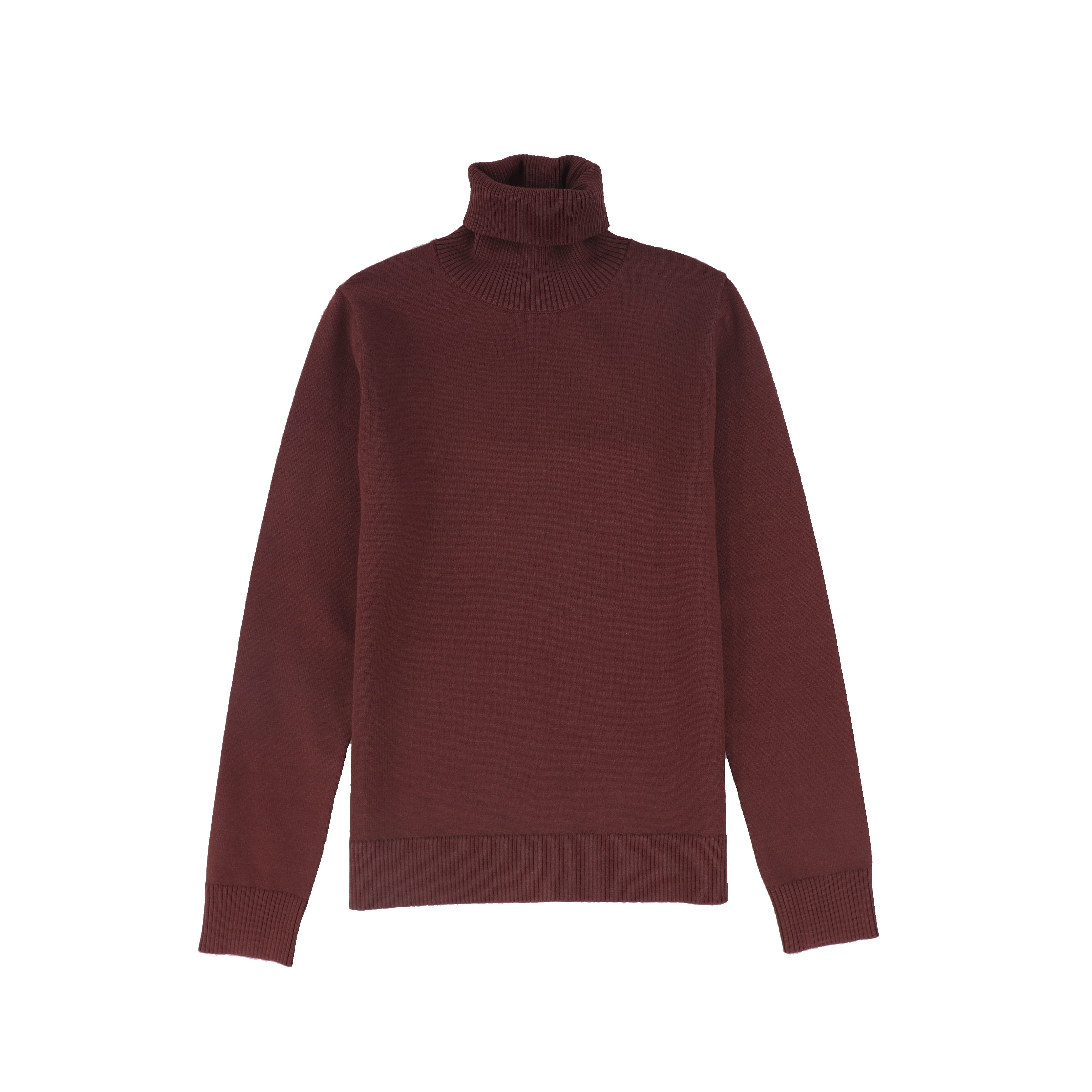 VALENTINA BURGUNDY ROLL OVER TURTLENECK – Luibelle
