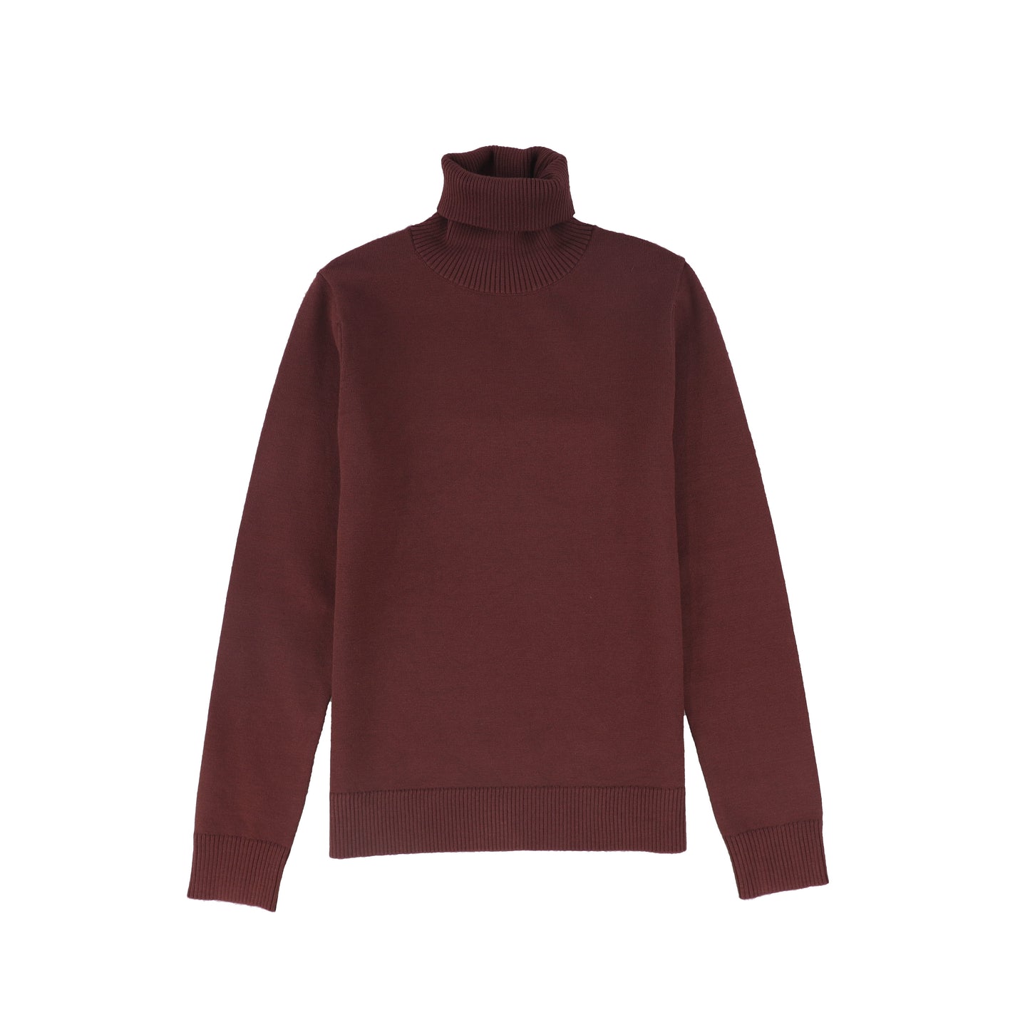VALENTINA BURGUNDY ROLL OVER TURTLENECK
