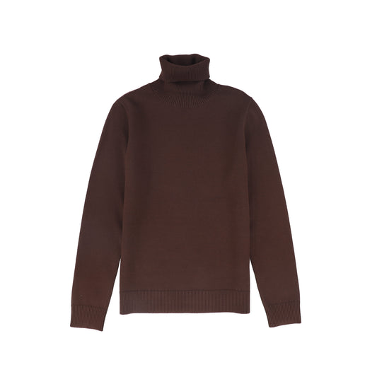 VALENTINA BROWN ROLL OVER TURTLENECK