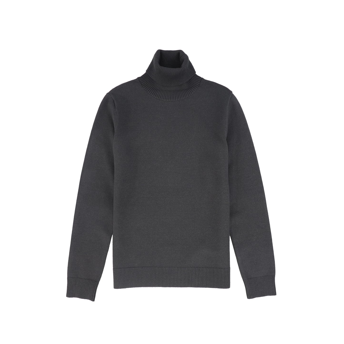 VALENTINA CHARCOAL ROLL OVER TURTLENECK