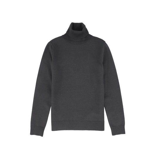 VALENTINA CHARCOAL ROLL OVER TURTLENECK