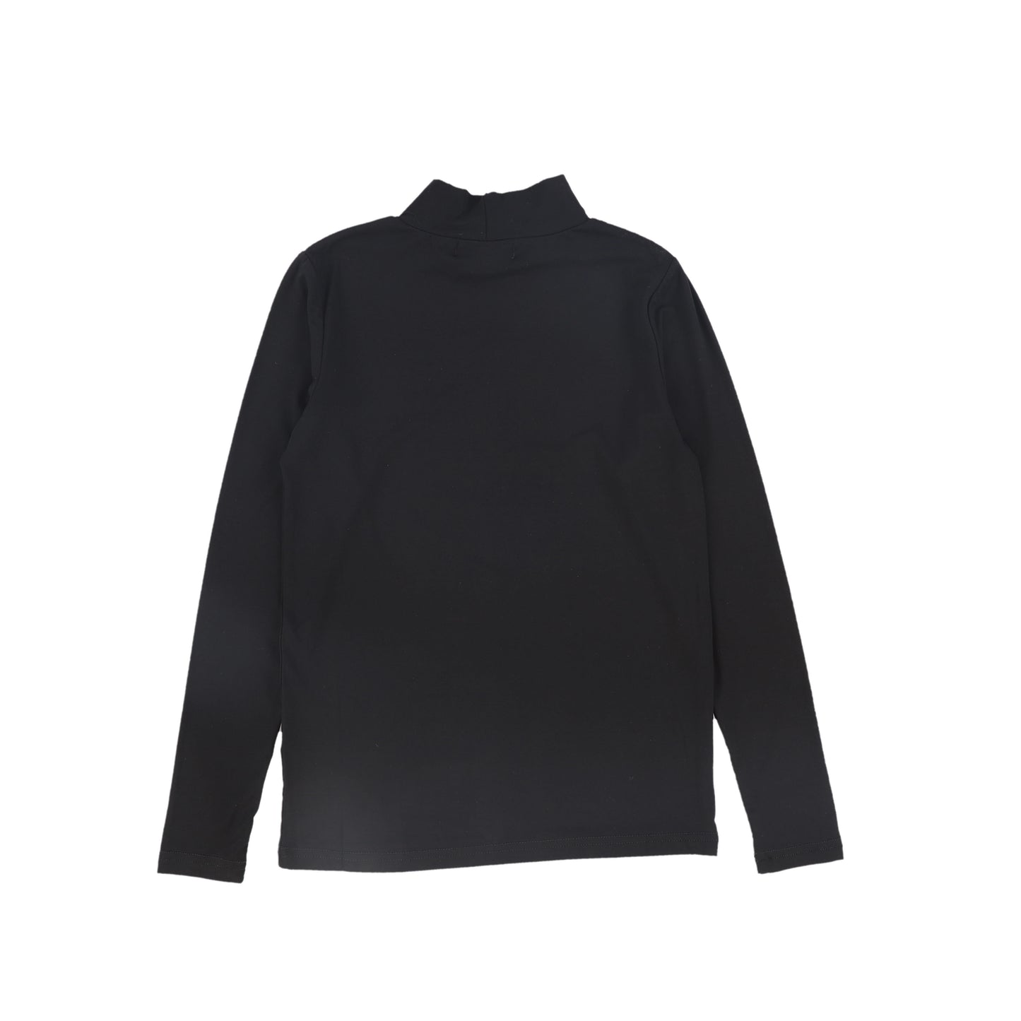 BACE COLLECTION BLACK TONAL PRINTED TURTLENECK