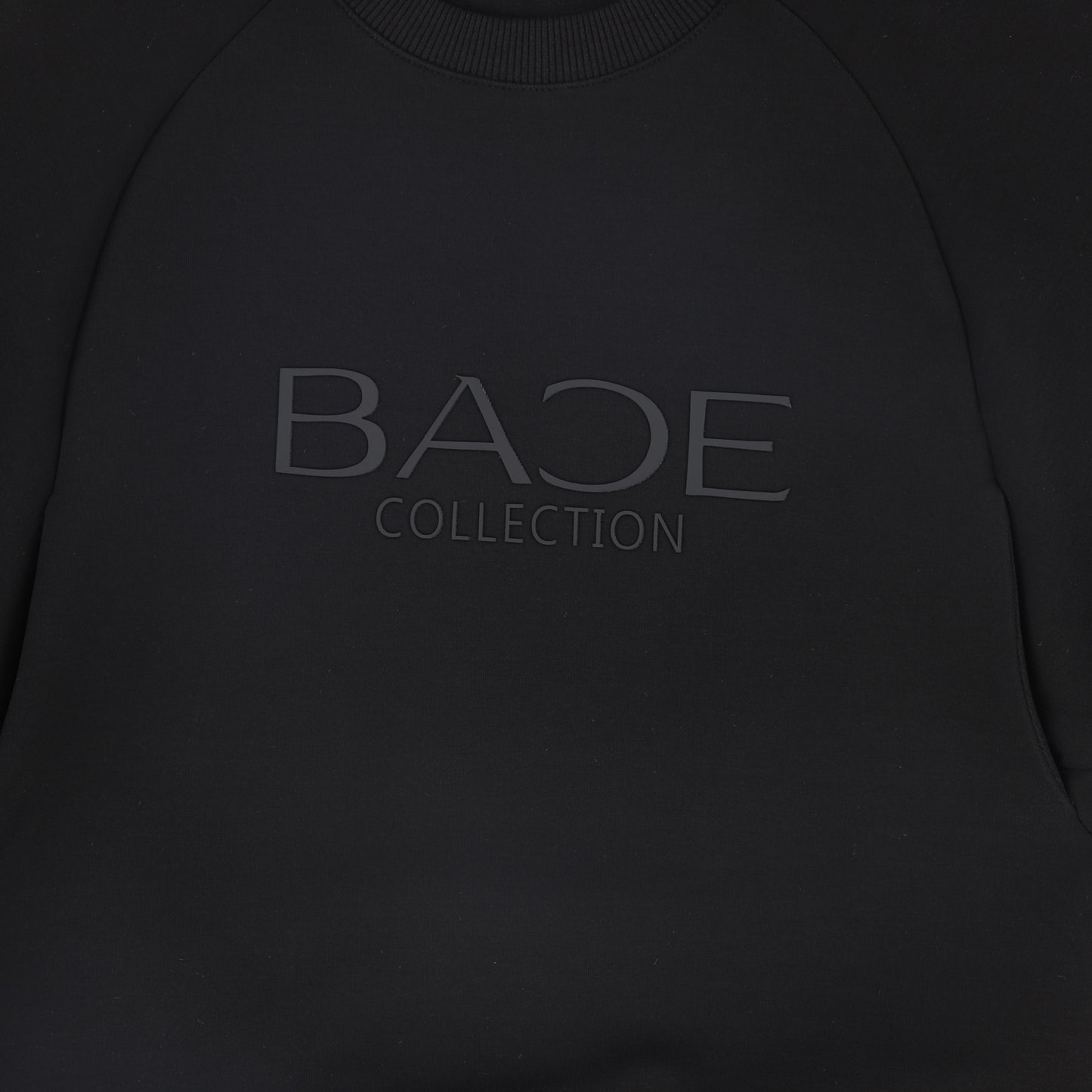 BACE COLLECTION BLACK TONAL PRINTED SWEATSHIRT