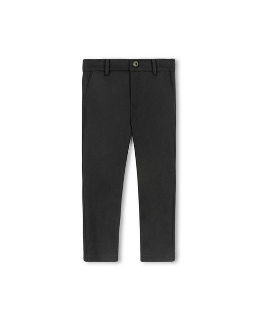 HARPER JAMES HUNTER GREEN WOOL SLIM PANTS