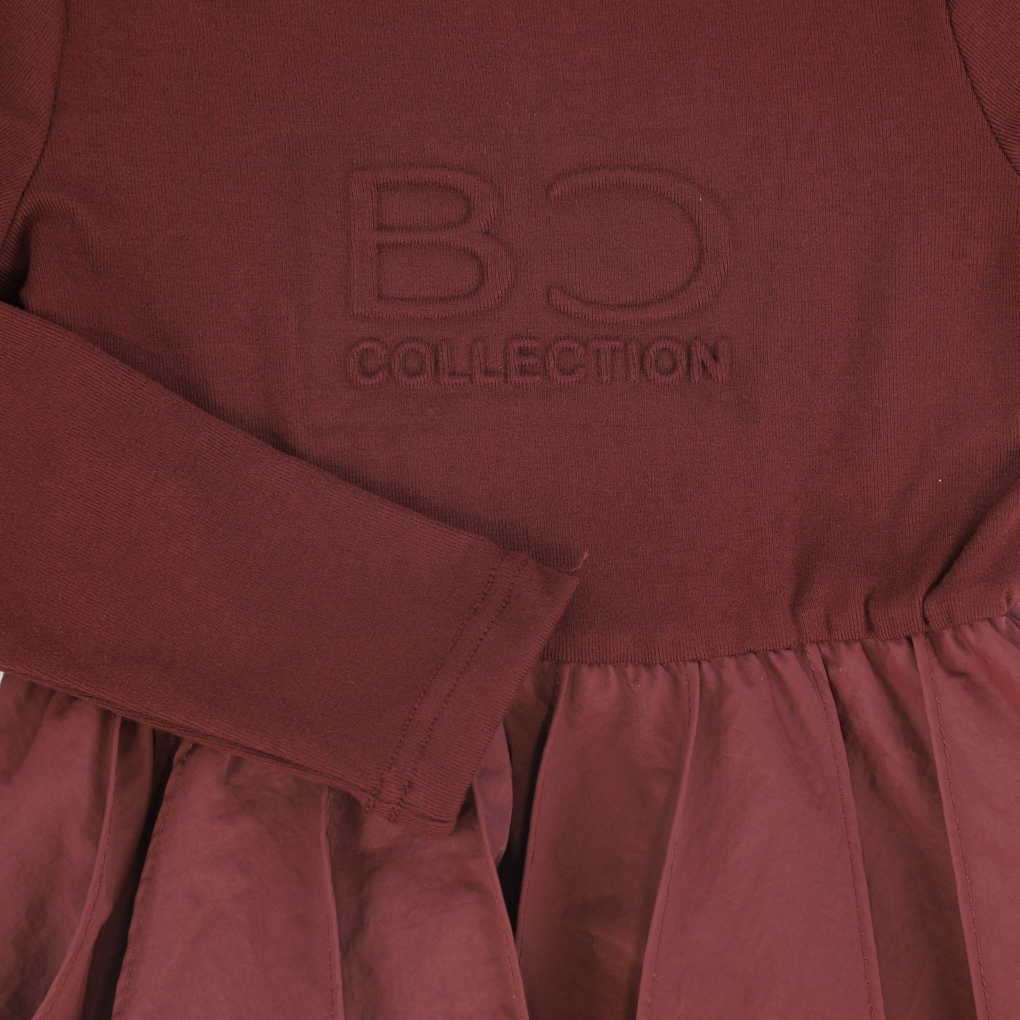 BACE COLLECTION RUST MOCKNECK CARGO DRESS
