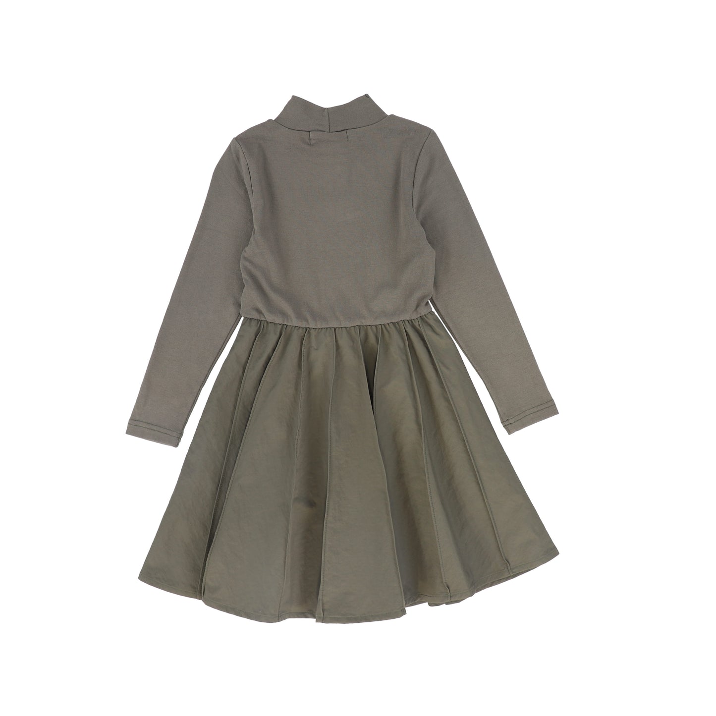 BACE COLLECTION OLIVE MOCKNECK CARGO DRESS