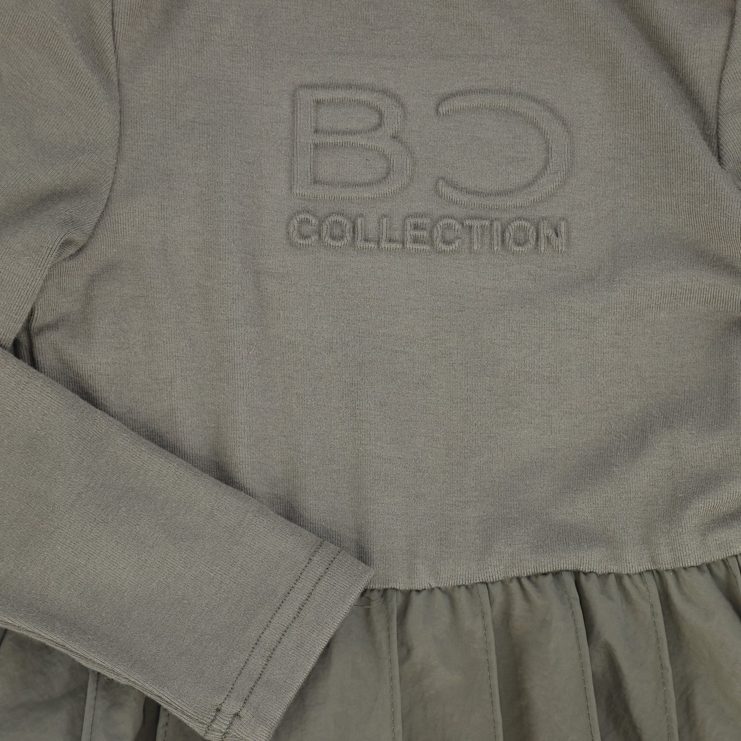 BACE COLLECTION OLIVE MOCKNECK CARGO DRESS