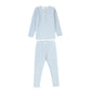 BEBE JOLEE BLUE GINGHAM FRAME PAJAMAS
