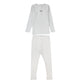 BEBE JOLEE CLOUDY BLUE EMBROIDERED PAJAMAS