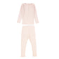 BEBE JOLEE PINK EMBROIDERED PAJAMAS