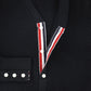 VALENTINA BLACK STRIPE SLEEVE CARDIGAN