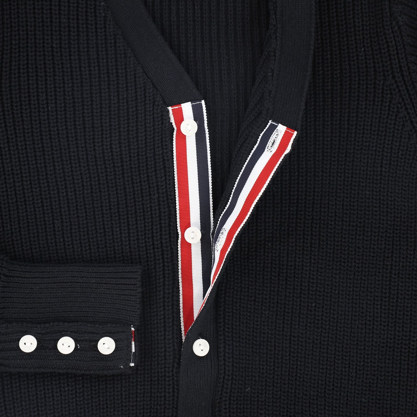 VALENTINA BLACK STRIPE SLEEVE CARDIGAN