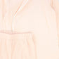 BEBE JOLEE PINK PIPED WRAP PAJAMAS