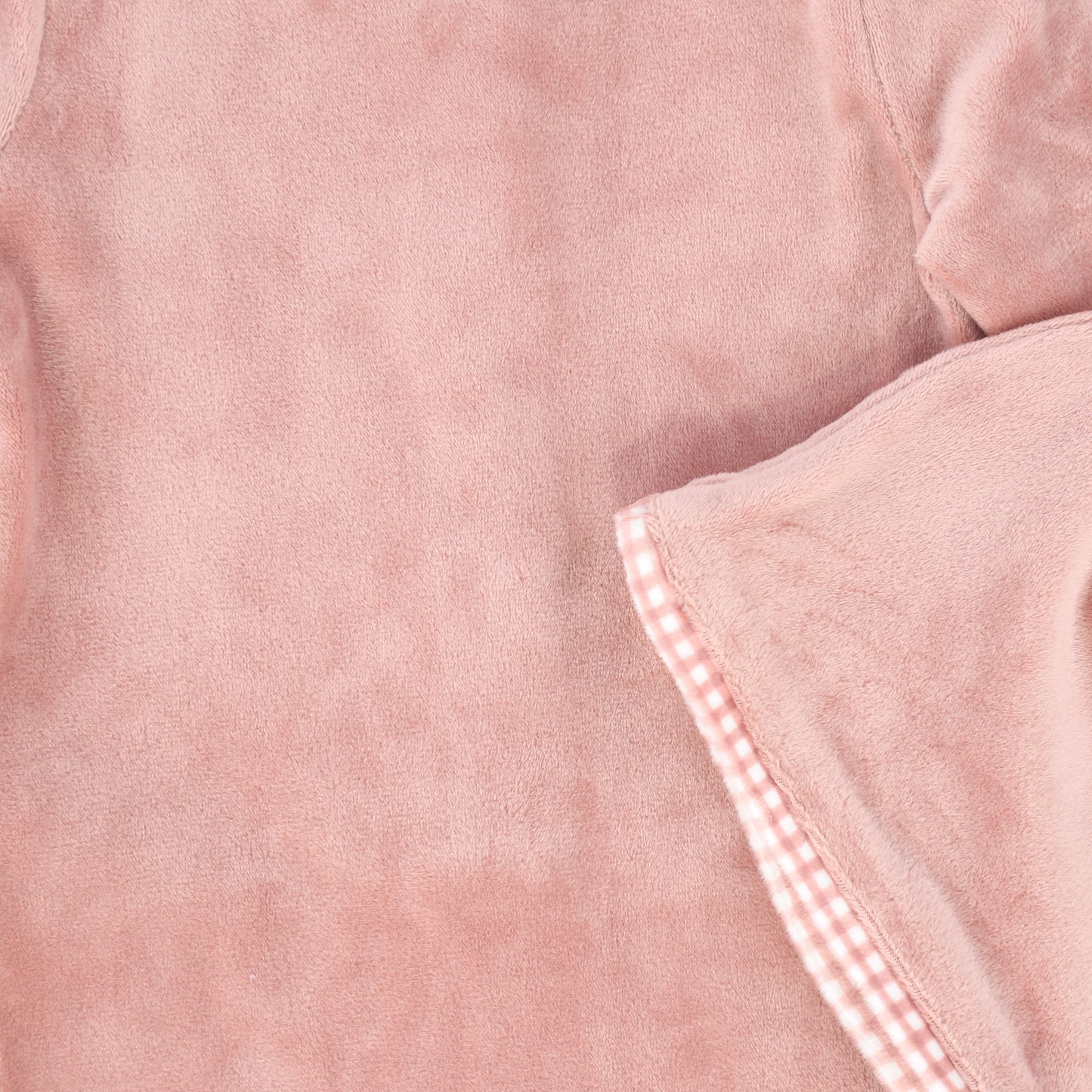 BAMBOO PINK VELOUR PIPED FOOTIE