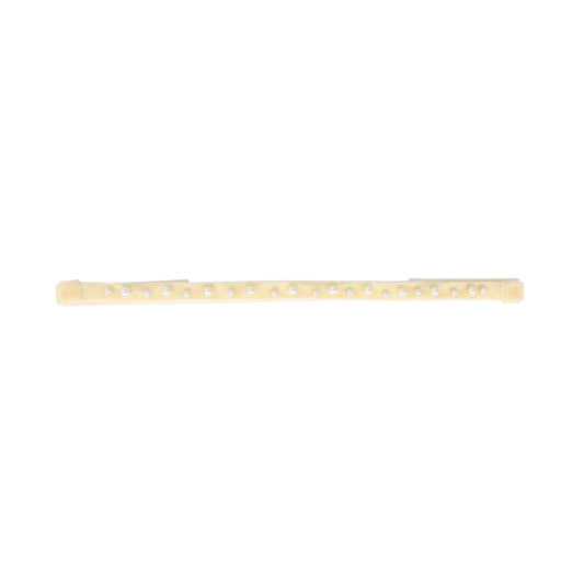 FRANCESCA GUILIANO CREAM SCATTERED PEARL RIBBON BAND
