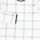 LE BOURDON GREY/WHITE CHECKED VELOUR FOOTIE