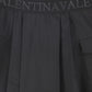 VALENTINA BLACK PLEATED CARGO SKIRT