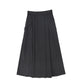 VALENTINA BLACK PLEATED CARGO SKIRT
