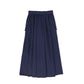 VALENTINA NAVY PLEATED CARGO SKIRT