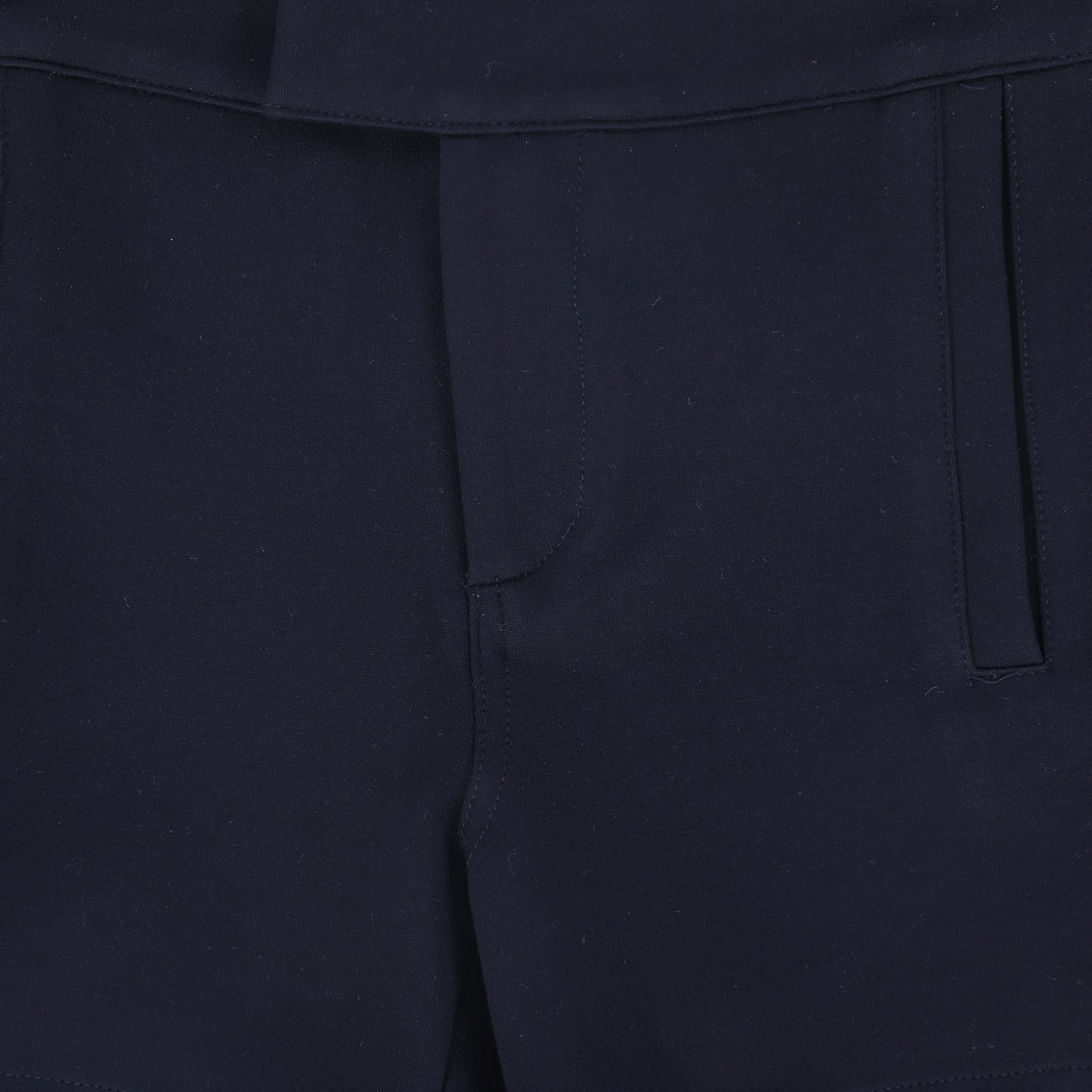 LE BOURDON NAVY PONTE SHORTS
