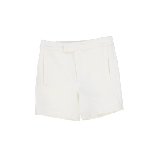 LE BOURDON IVORY PONTE SHORTS