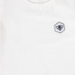 LE BOURDON WHITE LOGO PATCH BUTTON T-SHIRT