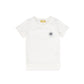 LE BOURDON WHITE LOGO PATCH BUTTON T-SHIRT