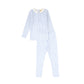 LE BOURDON LIGHT BLUE BEE PATCH PAJAMA SET