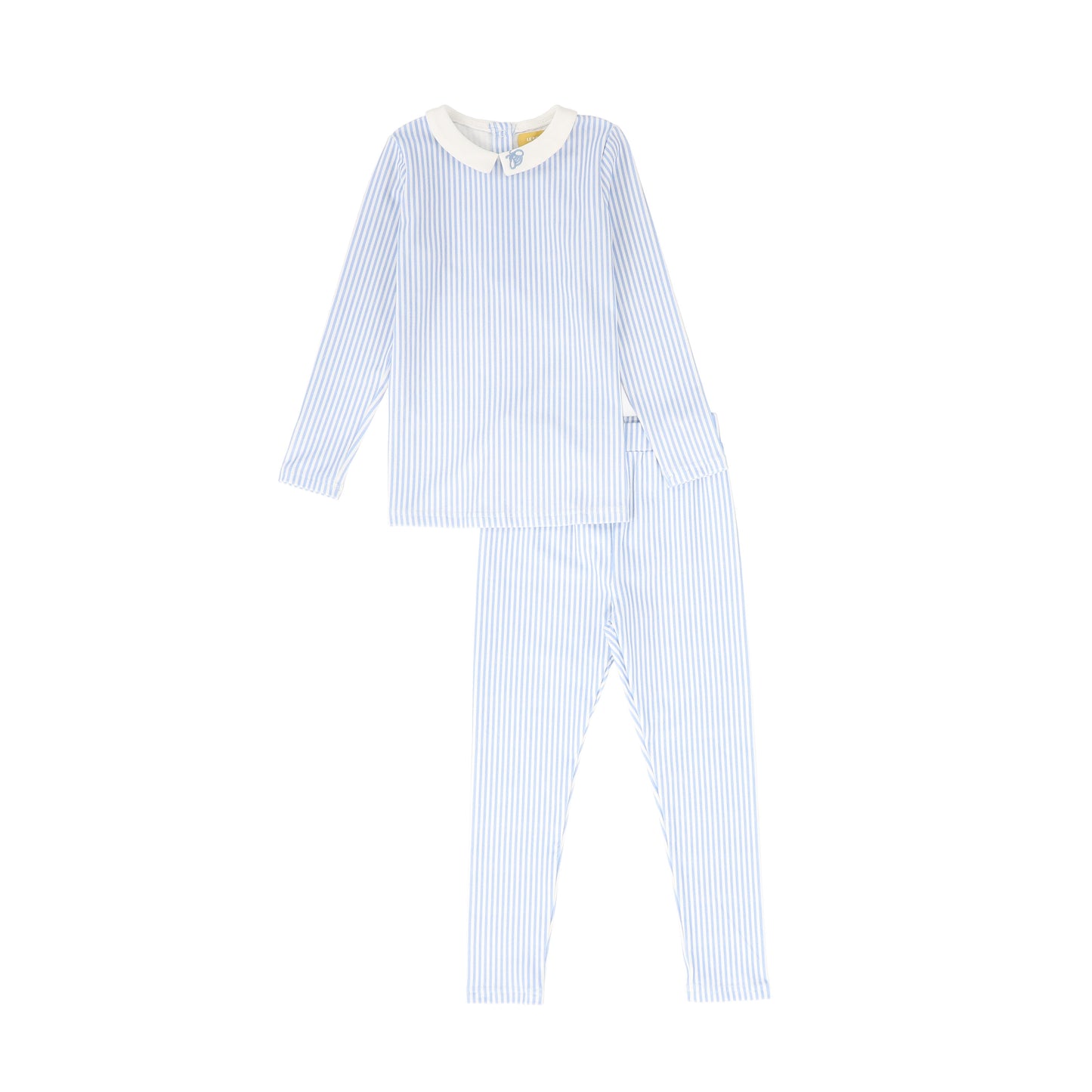LE BOURDON LIGHT BLUE BEE PATCH PAJAMA SET